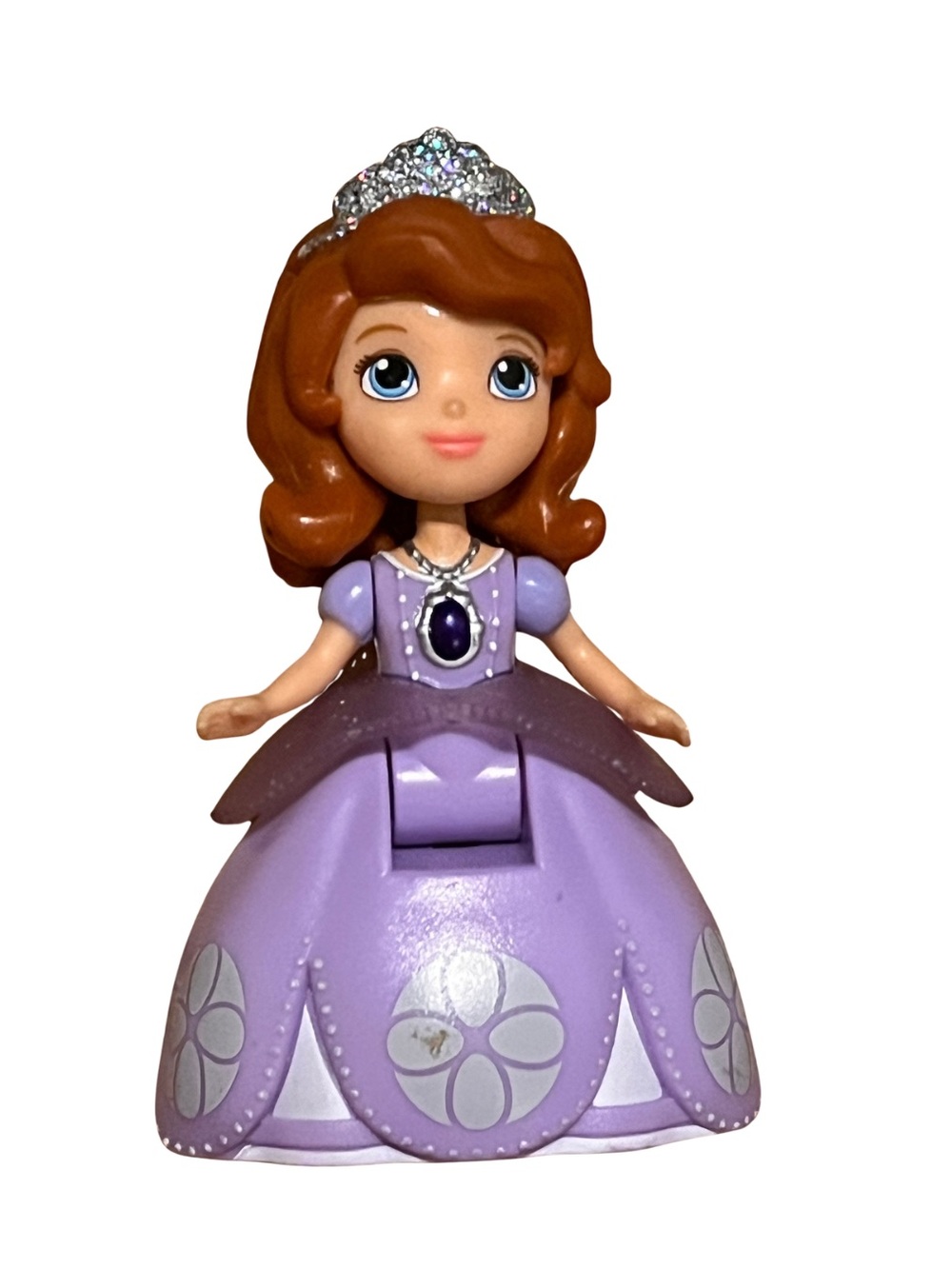 Disney Sofia the First Princess Sofia 3-Inch Mini Figurine Toy Lavender Gown